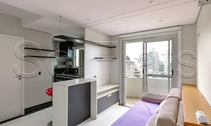 Res Loft Evolution Itaim, Apto tríplex disponível para venda com 76m², 1 dormitório e 2 vagas