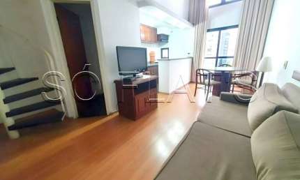 Flat próximo a Av. Ibirapuera, Av. Rubem Berta para locação.