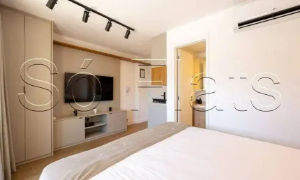 Residencial dsg itaim, apto disponível para locação com 29m² e 1 dorm ao lado da av. santo amaro.