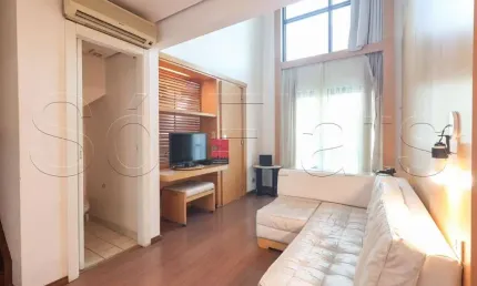 Flat international duplex disponível para venda com 42m², 01 dorm e 01 vaga de garagem