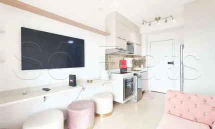 Studio Nex One Alto da Boa Vista, flat disponível para locação contendo 33m² e 1 dormitório.