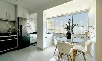 Flat para locação em Moema, prox. A Av. Santo Amaro, com fácil acesso ao bairro da Vila Olímpia.