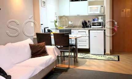 Flat Summit Suites Santos, disponível para venda com 47m², 1 dormitório e 1 vaga