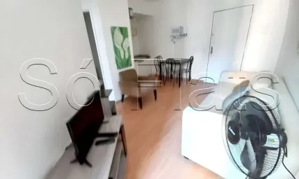 Flat disponível para locação no stagium studio contendo 35m², 1 dormitório e 1 vaga de garagem.