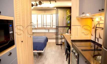 Studio disponível para locação no bairro do Tatuapé contendo 25m² e 1 dormitório.