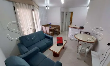 Flat para locação no Personal contendo 42m², 1 dormitório e 1 vaga de garagem.