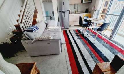 Estanconfor Villa Paulista, Apartamento Cobertura disponível para venda com 60m², 1 dorm e 2 vagas