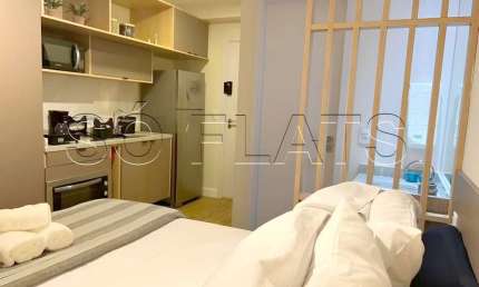 Residencial HPaulista, apto disponível para locação contendo 23m² e 1 dormitório.