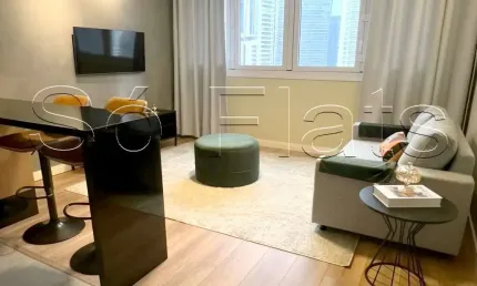 Studio Extension Berrini, studio disponível para locação contendo 38m², 1 dormitório e 1 vaga.