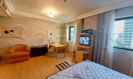 Flat Tryp Higienópolis 1 dormitório 1 vaga disponível locação com entrada imediata.