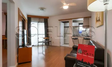 Paradise Garden, flat disponível para locação contendo 60m², 2 dormitórios e 1 vaga.