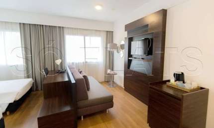 Flat Comfort Alphaville, disponível para venda com 28m², 1 dormitório e 1 vaga