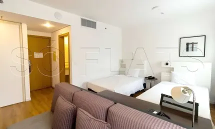 Flat Comfort Alphaville, disponível para venda com 28m², 1 dormitório e 1 vaga