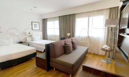 Flat Comfort Alphaville, disponível para venda com 28m², 1 dormitório e 1 vaga