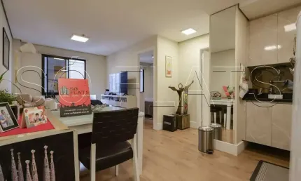 Flat Adágio Moema 37m² 1 dormitório 1 vaga para locação em Moema.