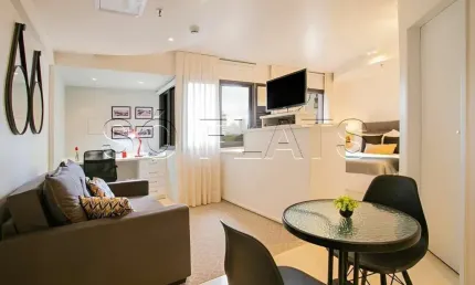 Flat no Riverside disponível para locação com 35m² e 01 dormitório.