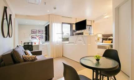 Flat Riverside disponível para venda com 35m², 01 dormitório