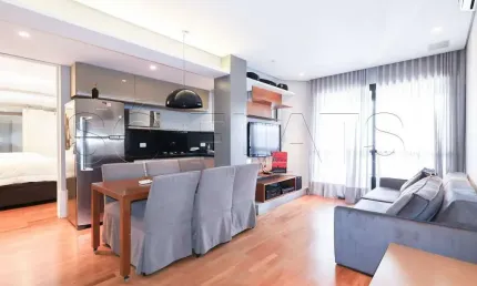 Flat Saint Denis disponível para venda com 48m², 01 dorm e 01 vaga de garagem