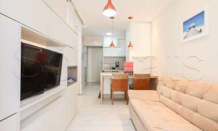 Flat no Choice Panamby, disponível para locação com 1 dorm e 1 vaga, próximo da ponte João Dias.