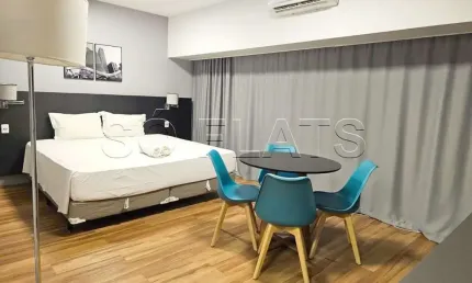 Flat Wyndham São Paulo Berrini disponível para venda com 29m², 01 dormitório e 01 vaga de garagem