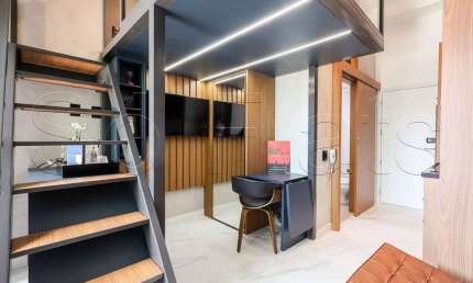 Residencial Versa Brooklin, Studio disponível para venda com 25m² e 1 dormitório