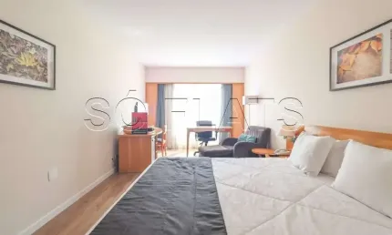 Flat Sol Alphaville disponível para venda com 42m² e 01 vaga de garagem