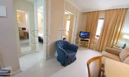 Flat para locação na Vila Olimpia, prox a Av. dos Bandeirantes e Shop Vl Olimpia