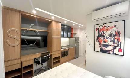 Residencial Think Home Republica, apto disponível para locação contendo 23m² e 1 dormitório.