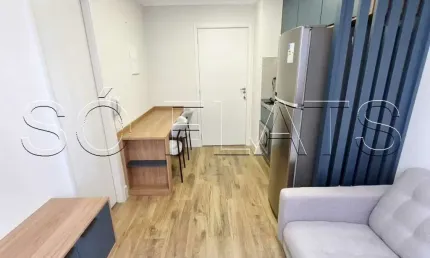 Apartamento totalmente mobiliado com 27m² no Butantã, sem vaga.