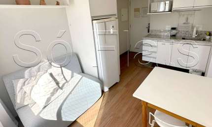 Flat disponível para locação todo mobiliado, padrão diferenciado e finamente decorado.