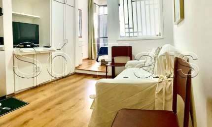 Poeta Drummond, flat disponível para locação contendo 28m², 1 dormitório e 1 vaga.
