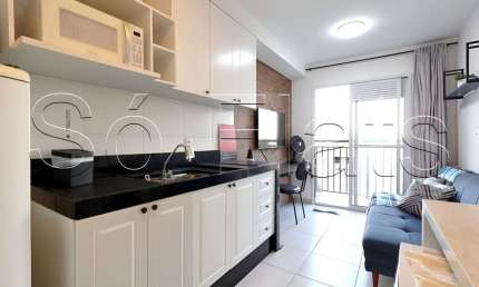 Residencial Galeria 635, flat disponível para locação contendo 35m² e 1 dormitório e 1 vaga.