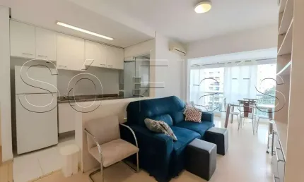 Flat para locação próx ao Parque Trianon, Parque Mario Covas e a Rua Augusta, totalmente mobiliado.