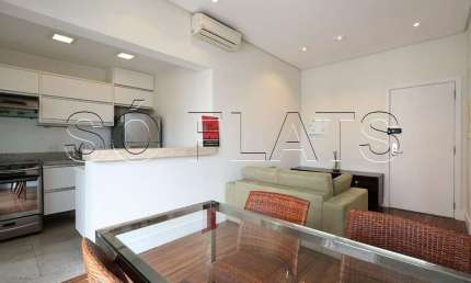 Flat no Diogo Home disponível para locação contendo 48m², 1 dormitório e 1 vaga.