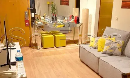 Flat Moema Comfort Pintassilgo, Apartamento disponível para venda com 45m², 1 dormitório e 1 vaga