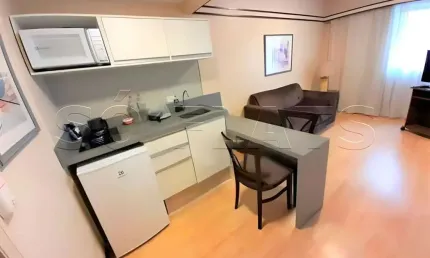 Flat Le Premier disponível para venda com 29m², 1 dormitório e 1 vaga de garagem