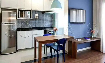 Flat mercure sp berrin, apartamento disponível para venda com 43m², 1 dormitório e 1 vaga de garagem