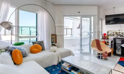 Apto na cobertura do Paradise Garden para locação no Paraíso bem localizado próximo da Av. Paulista.