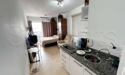 Flat new studio disponível para venda com 30m², 01 dorm e 01 vaga