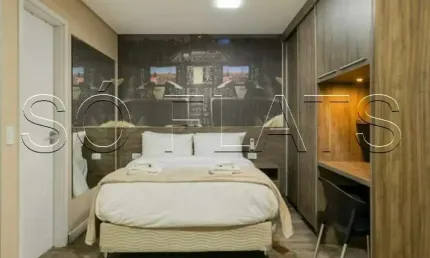 Apartamento de 35m² no campo belo  com 1 dormitório, 1 vaga.