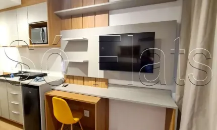 Studio is moema, flat bem localizado, próximo do shopping com 26m² e 1 dormitório.