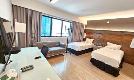 Flat Melia Ibirapuera disponível para venda com 26m², 1 dormitório e 1 vaga de garagem