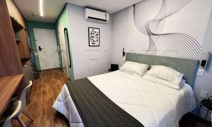 Residencial Domy Vila Mariana, flat disponível para locação com 27m², 01 dormitório