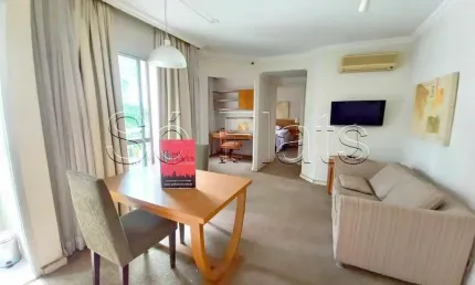 Flat no Quality Bela Cintra 45m² 1 dormitório 1 vaga disponível para locação nos Jardins.
