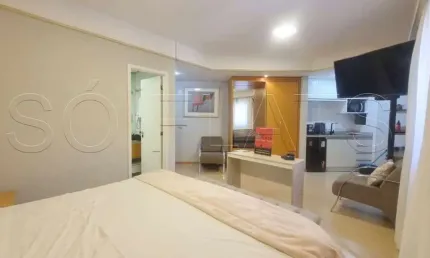 Flat Tsue Bienal disponível para venda com 26m², 01 dormitório e 01 vaga de garagem