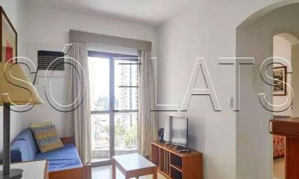 Flat disponível para locação no The First Full, 45m², 1 dormitório e 1 vaga de garagem.