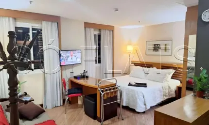 Wyndham São Paulo Paulista, apto disponível para locação contendo 29m², 1 dormitório e 1 vaga.