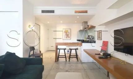 Flat Le Premier, disponível para venda com 49m², 1 dormitório e 1 vagada de garagem