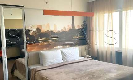 Flat disponível para locação na Bela Vista, prox ao Hosp Beneficência Portuguesa e Av. 23 de Maio