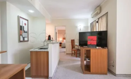Flat Clarion Faria Lima disponível para venda com 57m², 01 dorm e 02 vagas  de garagem